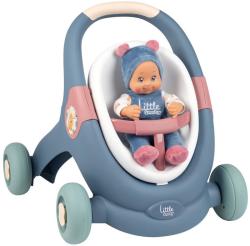 Smoby Little baby chodítko / kočárek / sedátko pro miminko set s panenkou 3v1