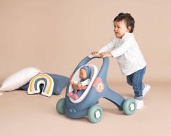 Smoby Little baby chodítko / kočárek / sedátko pro miminko set s panenkou 3v1