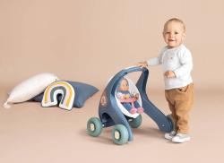 Smoby Little baby chodítko / kočárek / sedátko pro miminko set s panenkou 3v1