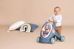 Smoby Little baby chodítko / kočárek / sedátko pro miminko set s panenkou 3v1