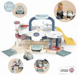 SMOBY Little Smoby Multigaráž baby herní set s výtahem a autíčkem plast