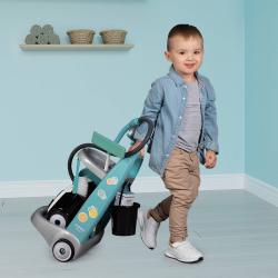Smoby Malá uklízečka úklidový vozík s vysavačem a doplňky na baterie Zvuk