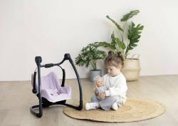 Smoby Maxi-Cosi 3v1 Autosedačka a židlička pro panenky světle růžová