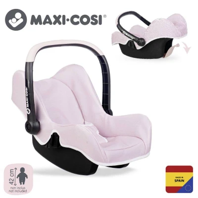 Smoby Maxi-Cosi Autosedačka pro panenky světle růžová Smoby Maxi-Cosi Autosedačka pro panenky světle růžová