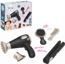 Smoby My Beauty Kadeřnický set s fénem a doplňky na baterie Světlo Zvuk