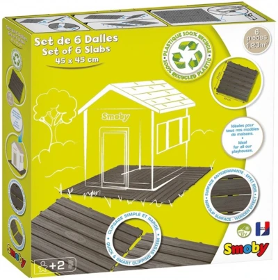 Smoby Podlaha základna pod dětské domy set 6 panelů 45x45cm