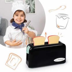Smoby Toaster Mini Tefal Express dětský set topinkovač + toustový chléb 2ks