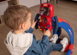 Smoby Trenažér V8 Driver Spidey simulátor řízení na baterie Světlo Zvuk
