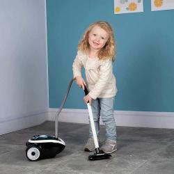 Smoby Vysavač dětský 27cm Eco Clean černobílý na baterie Zvuk plast