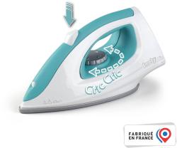 Smoby Žehlička dětská napařovací 18cm modro-bílá plast