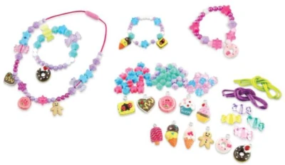 SO BEADS Korálky barevné navlékací cukrovinky výroba náramků s přívěsky