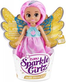 Sparkle Girlz Fairy Princess panenka s křídly víla malá v kornoutu 3 druhy