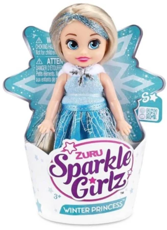 Sparkle Girlz Winter Princess panenka zimní princezna 2 druhy v kornoutku