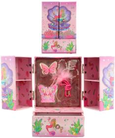 Šperkovnice dětská mořská panna rozkládací set s doplňky karton