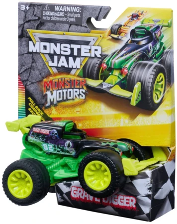Spin Master Auto Monster Jam Motors Grave Digger na baterie Světlo