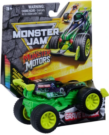 Spin Master Auto Monster Jam Motors Grave Digger na baterie Světlo