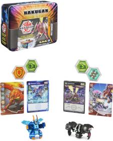 Spin Master Bakugan plechový box set s exkluzivním Bakuganem S4 a doplňky s překvapením Spin Master Bakugan plechový box set s exkluzivním Bakuganem S4 a doplňky s překvapením