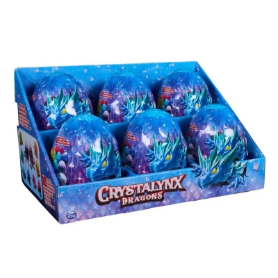 Spin Master Drak Crystalynx ohebný ve vajíčku s překvapením