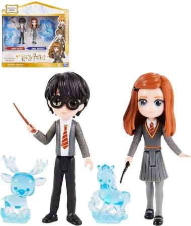 Spin Master Harry Potter mini figurka přátelé set 2ks Harry a Ginny s patrony
