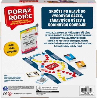 Spin Master Hra Poraž rodiče (společenská hra)