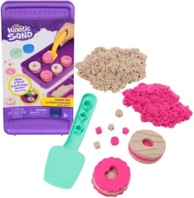 Spin Master Kinetic Sand 227g kreativní set výroba koláčků Spin Master Kinetic Sand 227g kreativní set výroba koláčků
