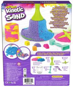 Spin Master Kinetic Sand Kelímková sada magický písek s nástroji a formičkami