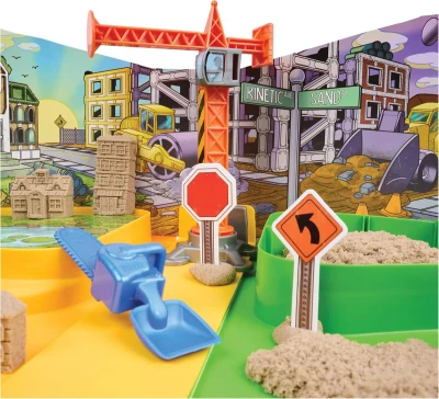 Spin Master Kinetic Sand kreativní set tekutý písek s doplňky v kufříku