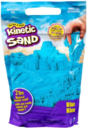 Spin Master Kinetic Sand modrý 900g tekutý písek Spin Master Kinetic Sand modrý 900g tekutý písek