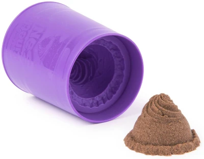 Spin Master Kinetic Sand tekutý písek zmrzlina s lopatkou v kelímku 3 barvy