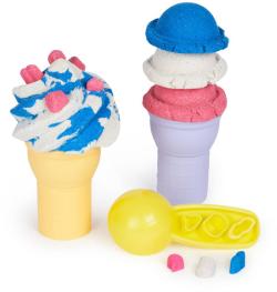Spin Master Kinetic Sand zmrzlinárna kraetivní set tekutý písek s nástroji