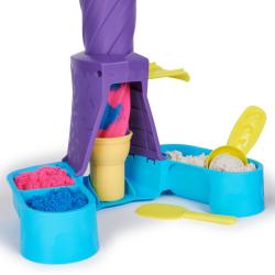 Spin Master Kinetic Sand zmrzlinárna kraetivní set tekutý písek s nástroji