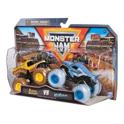 Spin Master MONSTER JAM - sběratelský kovový model auta Monster Truck, set 2 modelů, assort, 1:64