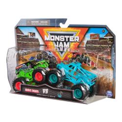 Spin Master MONSTER JAM - sběratelský kovový model auta Monster Truck, set 2 modelů, assort, 1:64