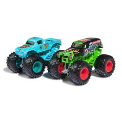 Spin Master MONSTER JAM - sběratelský kovový model auta Monster Truck, set 2 modelů, assort, 1:64