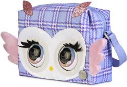 Spin Master Purse Pets Kabelka interaktivní sovička mrkací na baterie Zvuk PLYŠ