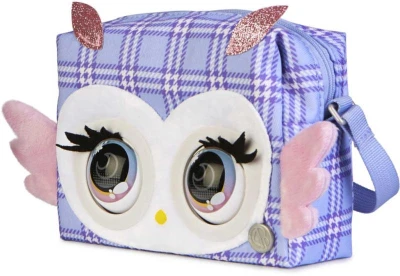 Spin Master Purse Pets Kabelka interaktivní sovička mrkací na baterie Zvuk PLYŠ
