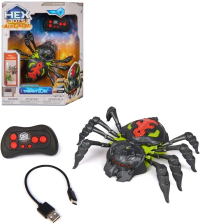 Spin Master RC Hex Bots Tarantule pavouk lezoucí po stěnách na baterie