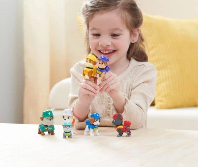 Spin Master Rubble a Crew figurky Tlapková Patrola set 7ks plast
