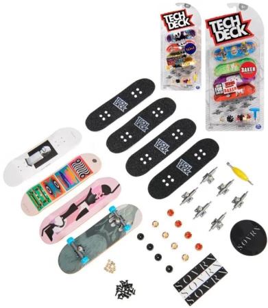 Spin Master Tech Deck Fingerboard prstový skateboard set 4ks s doplňky Spin Master Tech Deck Fingerboard prstový skateboard set 4ks s doplňky