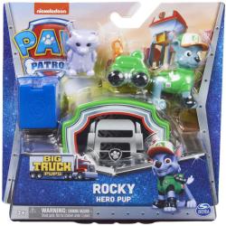 Spin Master Tlapková Patrola Big Truck Pups Rocky set 2 figurky s doplňky