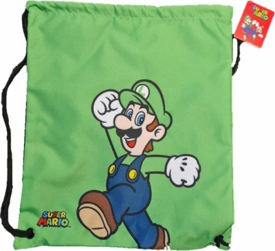Sportovní vak Super Mario Luigi školní stahovací pytel na záda Sportovní vak Super Mario Luigi školní stahovací pytel na záda