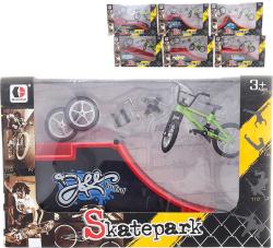 Šroubovací set rampa s BMX prstovým kolem a doplňky různé druhy kov Šroubovací set rampa s BMX prstovým kolem a doplňky různé druhy kov