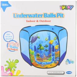 Stan podmořský svět 90x70x90cm baby herní set s míčky 100ks