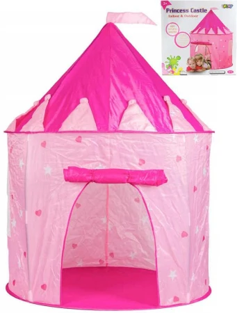 Stan princeznovský hrad 105x125x105cm růžový holčičí Stan princeznovský hrad 105x125x105cm růžový holčičí