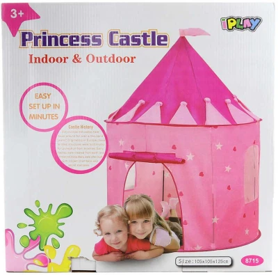 Stan princeznovský hrad 105x125x105cm ružový dievčenský