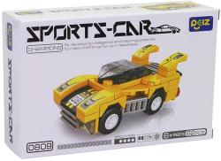 (stavebnice) Auto sportovní volný chod 55-62 dílků 8 druhů