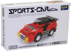 (stavebnice) Auto sportovní volný chod 55-62 dílků 8 druhů