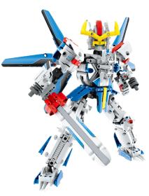 Stavebnice bojový robot plast 641 dílků
