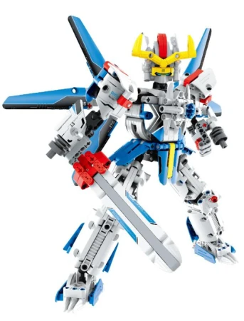 Stavebnice bojový robot plast 641 dílků Stavebnice bojový robot plast 641 dílků