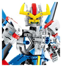 Stavebnice bojový robot plast 641 dílků